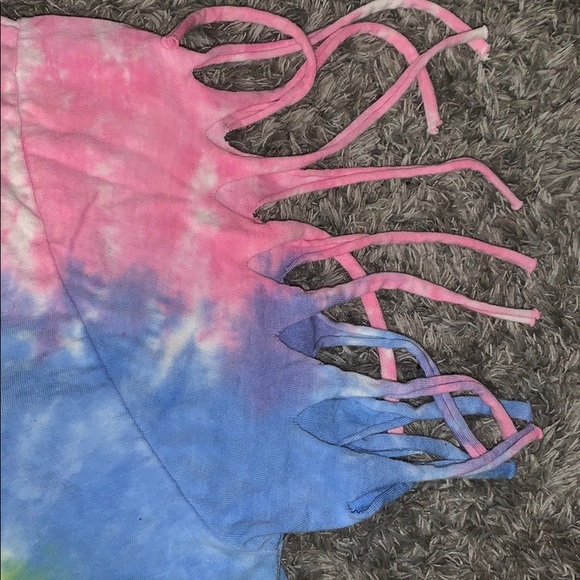 Tyedye frilled edges shirt - Picture 4 of 5
